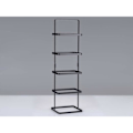 Pikkukuva 1 / 4: Yamazaki kotikenkäteline 5-tasoinen kenkäteline, musta 22,0 x 77,0 x 14,5 cm sort