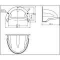 Miniatyrbillede 2 af 5: Vejrbestandigt hus - HIK VISION - DS-1250ZJ - Hvid