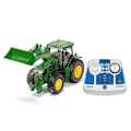 Pikkukuva 3 / 4: Traktori - SIKU - John Deere 7310R - Bluetooth-kauko-ohjattava - Sähkökäyttöinen - 1:32 Grøn, Sort, Gul