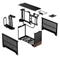 Miniatyrbillede 5 af 6: PC cover - FRACTAL DESIGN - FD-C-TER1N-01 - mini-ITX - SFF 10.4L - GPU op til 322 mm - Terra Graphite