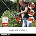 Miniatyrbillede 5 af 6: Powerplus Dual Power Hækkeklipper Batteri POWDPG7536 - 40 V, uden Batteri eller Oplader, Klinge på 670 mm, Afstand på 22 mm orange