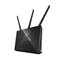 Miniatyrbillede 3 af 4: 4G-AX56 router - ASUS - WiFi 6 - Hastighed op til 1800 Mbps - 4 LAN-porte - 80 MHz
