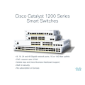 Miniatyrbillede 3 af 3: Switch - CISCO - Catalyst 1200 - 48 porte GE PoE - 4x10G SFP+ - Forstærket sikkerhed