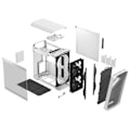 Pikkukuva 6 / 6: PC-kotelo - FRACTAL DESIGN - Torrent Compact White TG Clear Tint - White (FD-C-TOR1C-03)