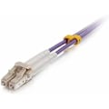 Miniatyrbillede 2 af 2: C2G 1 M FIBEROPTISK PATCH-LEDNING LC-LC OM4 LSZH - LILLA, 1 m, LSZH, OM4, LC, LC, lilla