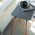Miniatyrbillede 5 af 6: CALICOSY - Rekktangulær sidebord L45 cm - PLAIN - Sort-Sort