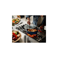 Miniatyrbillede 3 af 6: JOSEPH JOSEPH Space Non-Stick grydeske med låg og klaphåndtag 28 cm blå Blå