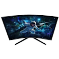 Miniatyrbillede 5 af 6: PC-skærm - SAMSUNG - G55C - 32" QHD - VA panel - 165Hz - 1ms - 1 HDMI 1 DP - Hovedtelefonstik - Sort