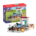 Miniatyrbillede 1 af 6: Boks til hest med hoppe og føl, schleich box med 34 elementer medfølger inklusive 2 schleich heste, figurboks til Flerfärgad