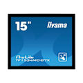 Miniatyrbillede 3 af 4: SCREEN IIYAMA 15" Open Frame Touch Black PCAP 10pts 700:1 1024x768 USB VGA HDMI Display Port 330cd/m² 8ms Land/Portræt TF1534MC-B7X