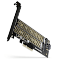 Pikkukuva 2 / 3: AXAGON PCEM2-D PCI-Express PCIe -kortti, joka sopii (SSD): M.2 PCIe NVMe SSD