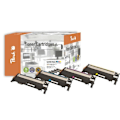 Miniatyrbillede 1 af 4: Laser toner - Peach - 111010 - Sort, Cyan, Magenta, Gul - 4 stk. - Kompatibel med Samsung