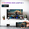 Miniatyrbild 3 av 6: STRONG - LEAP-S3+V2 - Streamingbox Android TV 4K - Chromecast - Wifi - Bluetooth - Röstassistent Google - Dolby Atmos/Vision - HDR