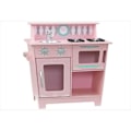 Miniatyrbillede 2 af 2: Køkkenlegetøj - KIDKRAFT - Klassisk tekøkken - Pink - 4 elementer - MDF PVC træ Lyserød