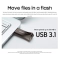 Miniatyrbillede 4 af 4: Samsung usb nøgle 128 GB usb 3.0 3.1 muf-128be flash memory drive stick 200mb/s