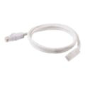 Miniatyrbillede 2 af 4: Patch ledning - C2G - CAT 6 - 50 cm - Støbt, Strandet, Uden krog - hvid