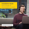 Pikkukuva 2 / 3: Korvapehmusteet - JABRA - Evolve2 40/65 - Musta - 6 kappaletta - Mikrofonikuulokkeet sort