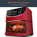 Miniatyrbillede 2 af 6: Airfryer uden olie - Cosori - 5,5L - 11 programmer - 1700W - Rød Rød