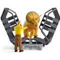 Pikkukuva 5 / 6: Dino Transport Mission, 43-osainen setti Triceratops-figuurilla ja kuljetusautolla, dinosauruslelut lapsille Flerfärgad