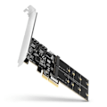 Miniatyrbillede 1 af 4: AXAGON PCES-SA4M2 PCIe Controller 2X Intern SATA 6G Port + 2X Intern M.2 B-Key SATA Port + LP - 8595247906984