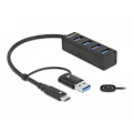 Pikkukuva 2 / 3: DELOCK 63828 HUB & CENTRATOR USB 3.2 GEN 1 (3.1 GEN 1) TYPE-A + TY