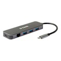 Miniatyrbillede 2 af 3: Hub USB-C 5-i-1 - D-Link - DUB-2334 - 3 porte USB 3.2 - Gigabit Ethernet - Auto-drevet