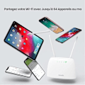 Pikkukuva 4 / 4: TENDA 4G -reititin 1200 Mbps, SIM-korttiportti, Ethernet-portit, 4G+ LTE, VoLTE, WiFi-reitittimen helppo konfigurointi. 4G07