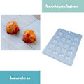 Miniatyrbild 1 av 2: Pralinform Diamant Kupoler Chokladform - BWB 477 Transparent