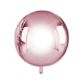 Miniatyrbild 1 av 3: Roséguld Klotballong - Metallic Orb Balloon Rosa guld