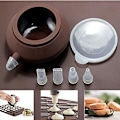 Miniatyrbild 3 av 5: Macaron Dekorationsset Kaksprits - BakeCake Brun