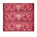 Miniatyrbild 2 av 4: Silikonform Ros Rosor Blomma Pressform Kant Gjutform Rosa