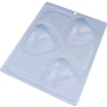 Miniatyrbild 2 av 3: Pralinform Hjärta Chokladform - BWB 9416 - Special 3 Part Mold Transparent