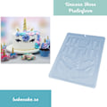 Miniatyrbild 1 av 4: Pralinform Unicorn horn Chokladform - BWB 9660 Transparent