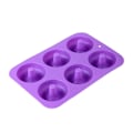 Miniatyrbild 1 av 2: Silikon Donutform – 6 cavity Bakform för Perfekta Donuts Silikonform