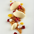 Miniatyrbild 2 av 4: Quenelle 12st SIlikonform | Mousseform Vit