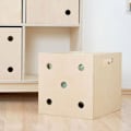 Miniatyrbild 2 av 4: Lackerad DICE förvaringsbox 5 Beige