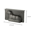 Miniatyrbild 3 av 4: 3D Bakform - Zenker - Påsklamm - Stål - 900 ml - Non-stick Teflon Svart