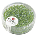 Miniatyrbild 1 av 2: Perle Rocaille arktis listrad Jade 2,6 mm 17 g