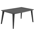 Miniatyrbillede 1 af 6: Havebord - rektangulært 160 cm - grafitgrå - harpiks - 6 personer - Lima - Allibert fra KETER Grafit