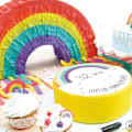Pikkukuva 2 / 2: Rainbow Piñata Flerfärgad
