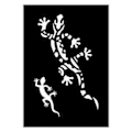 Pikkukuva 1 / 2: Pochoir Salamandre - Ki Sign - 7x10 cm - Liimapinta - Uudelleensijoitettava - Uudelleenkäytettävä