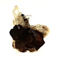 Miniatyrbillede 1 af 2: Sten og mineraler. Siderit + Kvarts. 361,5 øre. Chachatier, Vaulnaveys-le-Bas, Isère, Frankrig.
