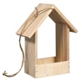 Miniatyrbillede 1 af 4: Fuglefoder i træ 20 x 10 x 25 cm Beige