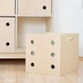 Miniatyrbillede 2 af 4: DICE lakeret opbevaringsboks 6 Beige