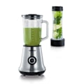 Pikkukuva 1 / 6: Blender 2 in 1 - SEVERIN - SM3737 - Monitoimiblenderi ja smoothie-blenderi 2 in 1 - 500W - 1 L lasikulho - 1 x 600 ml pullo mukana