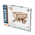 Miniatyrbillede 2 af 3: 3D træmodel - Traktortrailer 20 cm Beige