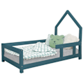 Pikkukuva 1 / 4: Lit cabane enfant POPPI 90 x 190 petroliini 1 Grön