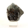 Miniatyrbillede 1 af 2: Krystal - ABIJOUX - Grøn fluorit - 44,2 ct - Aravis Massif, Haute-Savoie, Frankrig Grön