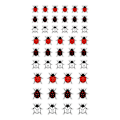 Pikkukuva 1 / 4: 54 tarrassaippua Coccinelles Röd