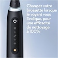 Miniatyrbillede 4 af 6: ORAL-B iO5 tilsluttet elektrisk tandbørste - sort - Bluetooth, 1 børstehoved og 1 rejsetaske Svart